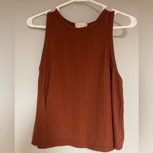 Altar’d State Burnt orange tank top